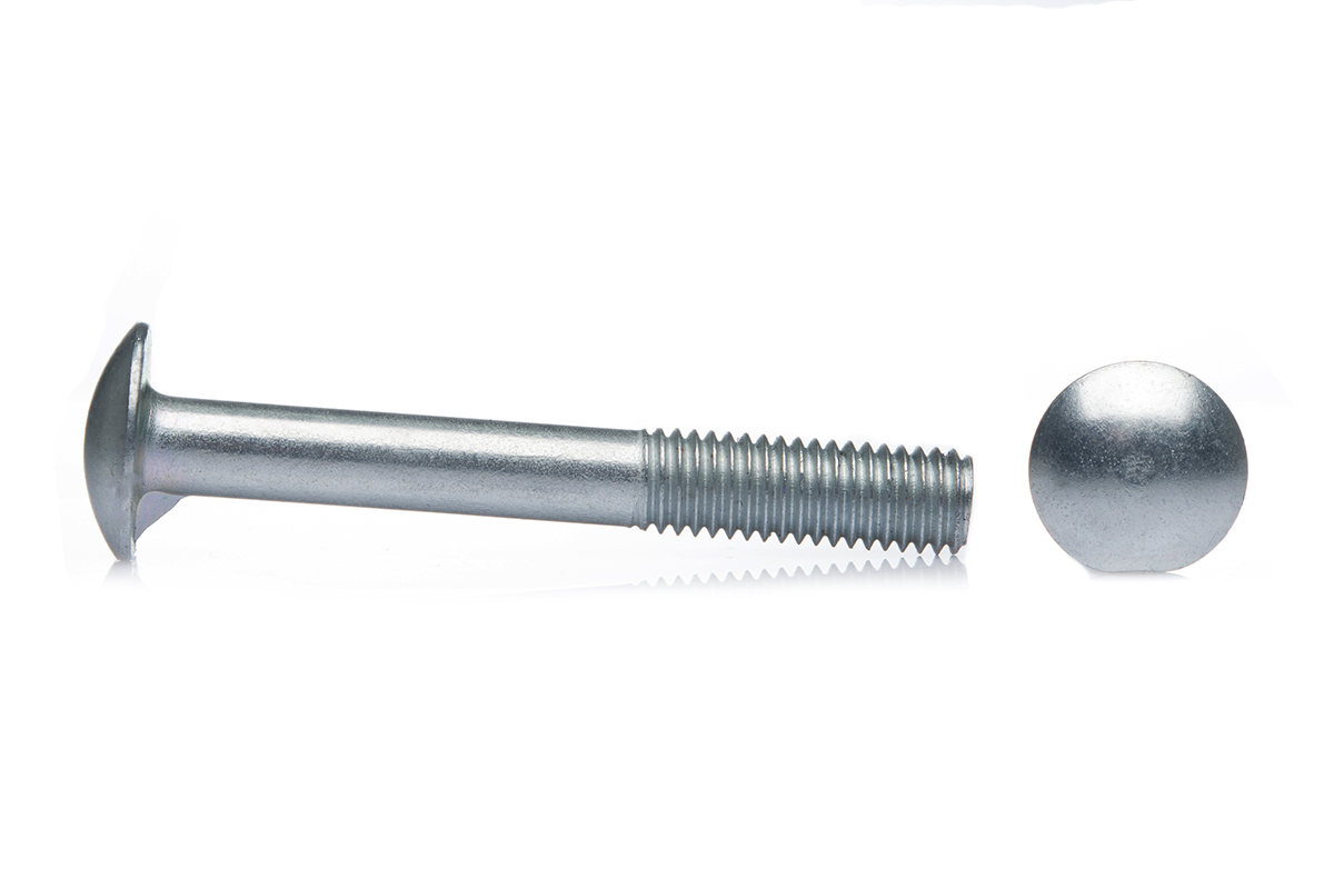 Болт мебельный с усом оцинкованный DIN 607 8x60
