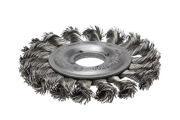 Щетка цилиндрическая, жгутовая, узкий шов, для УШМ № 87 ПрофОснастка Мастер D125 мм RPM 12500 ST 0,5