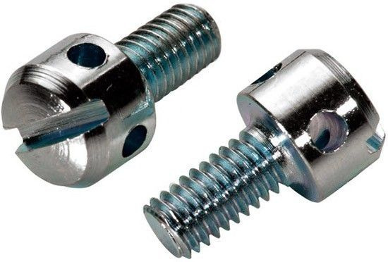 DIN 404 сталь М 5х16 Винт с цилиндрической головкой с отверстиями, цинк