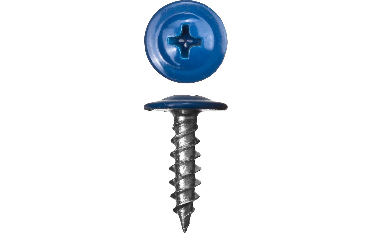 Саморез RAL 5005 с пресс-шайбой острый 4,2х16 в Москве