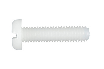 Винт с цилиндрической головкой со шлицем DIN 85, полиамид