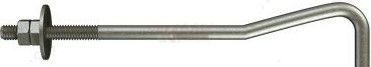 Болт фундаментный / анкерный (тип 1.2) M12x900